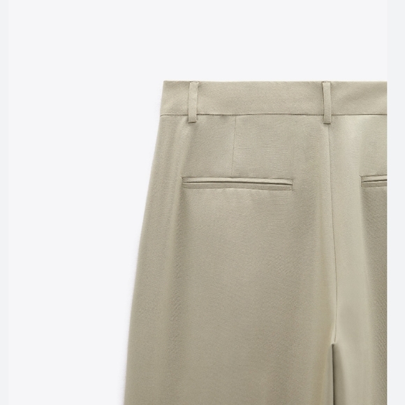 Zara Pleated Pants Wide Leg - Picture 7 of 7